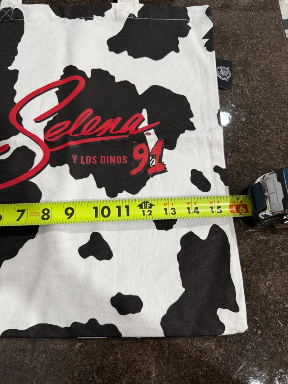 RARE‎ Selena y Los Dinos Western Cow Print Tote Bag NEW